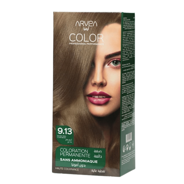 ARVEA COLORATION SANS AMONIAQUE 9.13 BOND TRES CLAIR BEIGE