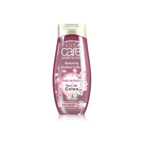FLUX CARE SHP 265ML HUILE DE ROSE & FLEUR DE COTON