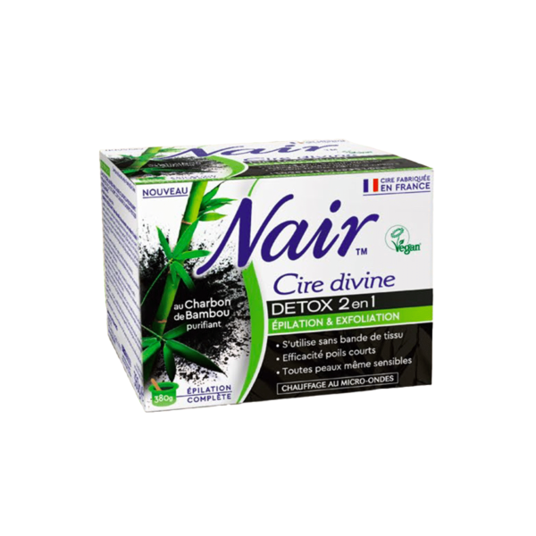 NAIR CIRE DIVINE DETOX 2EN1 CHARBON