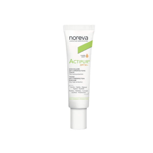 NOREVA ACTIPUR ECRAN TOTAL 50SPF TEINTEE CLAIRE