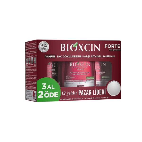 BIOXCIN PACK 3 SHAMPOING FORT