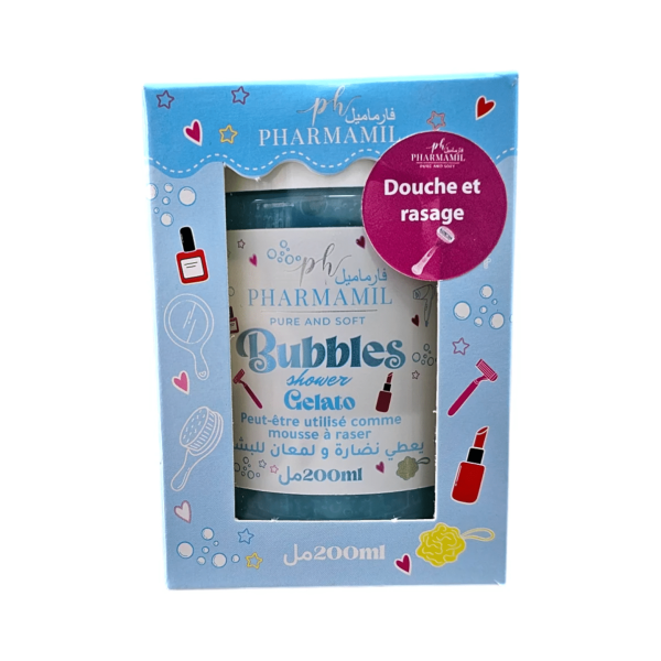 PHARMAMIL BUBBLE SHOWER 200ML GELATO