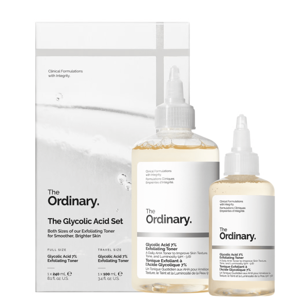 THE ORDINARY GLYCOLIC ACID SET 250ML + 100ML