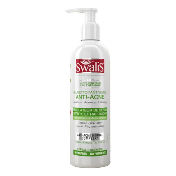 SWALIS ANTI-ACNE GEL NETTOYANT 200ML