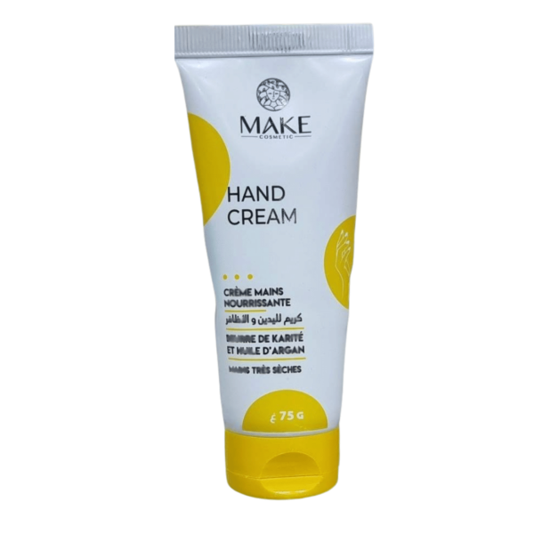 MAKE HAND CREAM 75G BEURRE DE KARITE ET HUILE D'ARGAN MAIN TRES SECHES