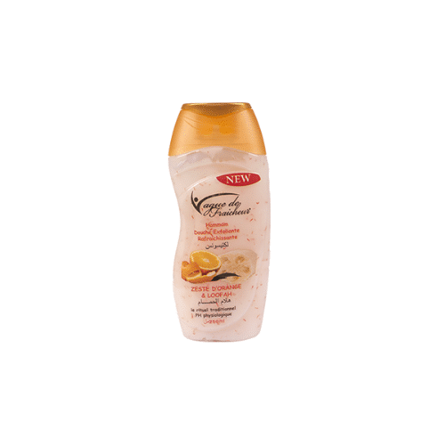 VAGUE DE FRAICHEUR GEL DOUCHE 300ML ZESTE D'ORANGE ET LOOFAH