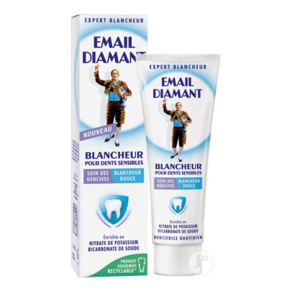 EMAIL DIAMANT DENTIFRICE 75ML BLANCHEUR POUR DENTS SENSIBLES