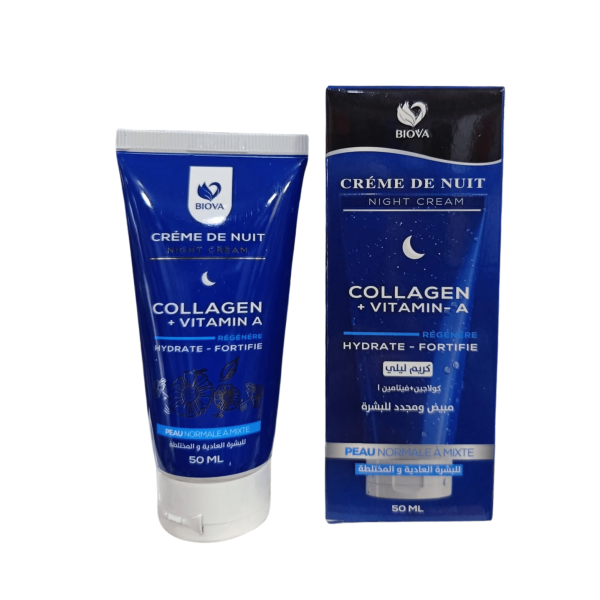 BIOVA CREME DE NUIT COLLAGEN + VITAMINE A