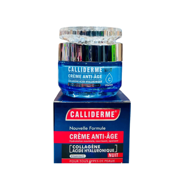 CALLIDERME CREME ANTI AGE COLLAGENE ACIDE HYALURONIQUE NUIT 50ML