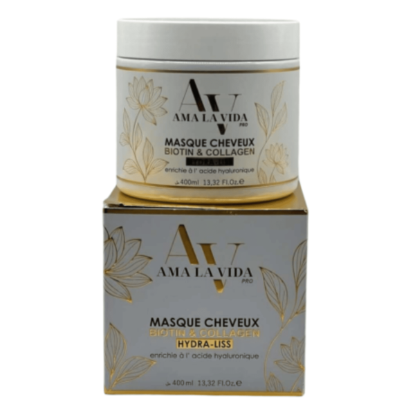 AMA LA VIDA MASQUE CHEVEUX BIOTIN ET COLLAGEN HYDRA-LISS 400ML