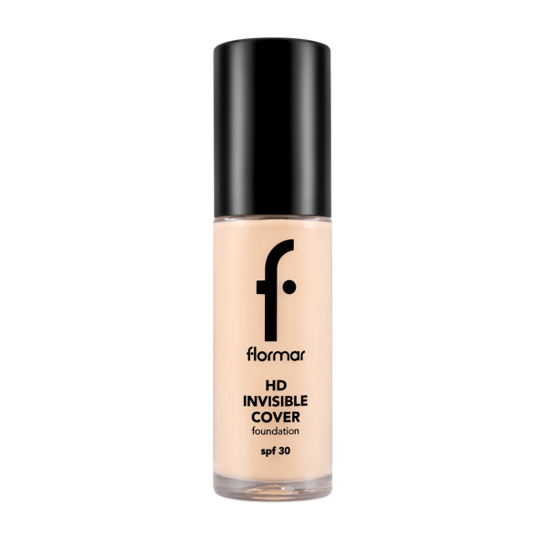 FLORMAR FOUNDATION HD INVISIBLE COVER 30SPF 20 PORCELAIN