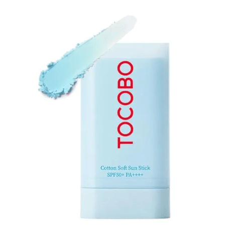 TOBOCO COTON SOFT SUN STICK SPF50 PA++++ BLEU