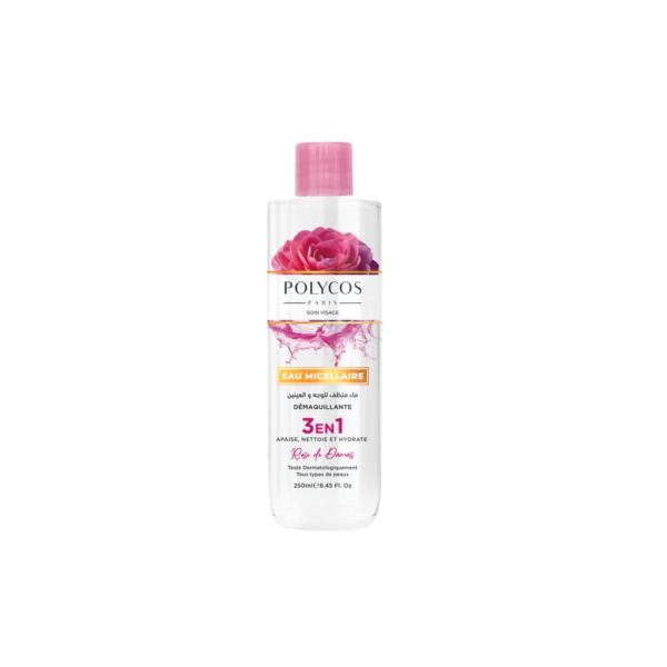 POLYCOS EAU MICELLAIRE 3 EN 1 ROSE DE DAMAS