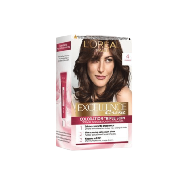 EXCELLENCE COLORATION N 4 CHATAIN